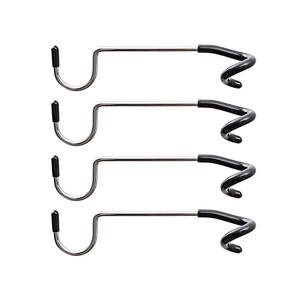 ตะขอแขวนไฟกลางแจ้ง สแตนเลส ตะขอคู่ รูปทรงปลา รับน้ำหนักได้ 5 กก. สีดำ A4 - Product Image 4