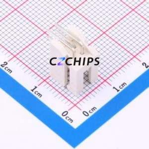 HC-XHD2.54-2x2AW Wire-to-Board Pin Header Bent Lead Through Hole,P=2.5mm Connector 2x2P 2.5mm Right Angle Insert XHD - Product Image 2