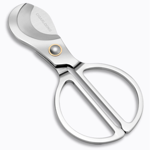 CIGARLOONG Ciseaux à cigares pliables en acier inoxydable à double lame tranchante, style classique, avec poignée portable, logo personnalisable, écologiques - Product Image 1