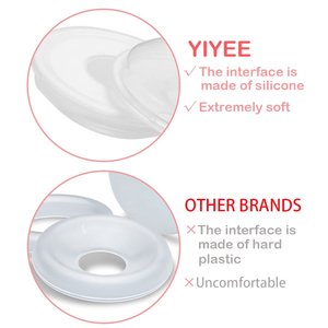 Coquilles de collecte de lait maternel en silicone pour l'<span class=keywords><strong>allaitement</strong></span>, sans BPA, douces, pour les mères allaitantes, lot de 2 - Product Image 5