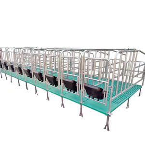 Lợn nái mang thai giường mạ kẽm lợn đẻ Thùng bút lợn sàn gian hàng đẻ giường thiết bị lợn nái - Product Image 1