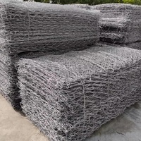 Offre Spéciale en gros facilement assemblé Gabion Box Wire Mesh tissé Gabion Mesh pour mur de soutènement
