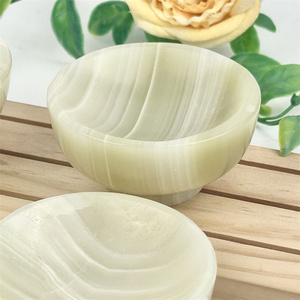 Wholesale <strong>Price</strong> Polished Carving Natural Healing <strong>Stones</strong> Afghan <strong>Jade</strong> Bowl for Decoration - Product Image 2