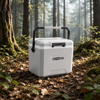 Nouvelle conception, vente en gros, glacière de haute qualité 16L, boîte à appâts, glacière isolée rigide pour le camping et les outils