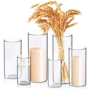 Estilo español Vintage <span class=keywords><strong>Madrid</strong></span> Relieve Diseño Rústico Pequeño Floral Cristal Hidroponía Flor Planta transparente Mini Florero de brotes de vidrio - Product Image 4