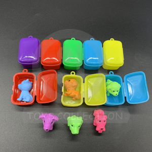 Jouets promotionnels écologiques en PVC, boîtes en plastique avec figurines d'animaux, design mignon, certifiés EN71, unisexe, pour capsules de 2 pouces - Product Image 6