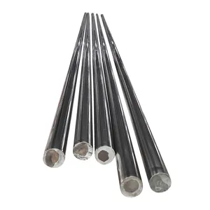 Racing Shock Absorber SAE 1020-1045 steel Hollow Piston Rod with chromed hydraulic cylinder