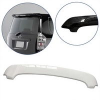 Accessoires extérieurs pour auto-tuning, aspect carbone ABS, spoiler de toit avec éclairage LED pour Toyota Noah 2010-2021