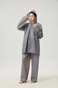 Bộ áo mưa dành cho người lớn EVA không dùng một lần-Dày, mở rộng, chống mưa nặng, thiết kế hai mảnh, Áo Mưa thân thiện với da - Product Image 3