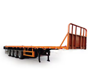High Quality Warehouse Railing/Flatbed Semi-<b>Trailer</b> for Sale - Product Image 1