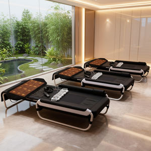 Table de massage chauffante Pop Relax de style coréen, mobilier de salon Jade Master, thérapie thermique chiropratique V3 V4, lit de spa chauffant - Product Image 3