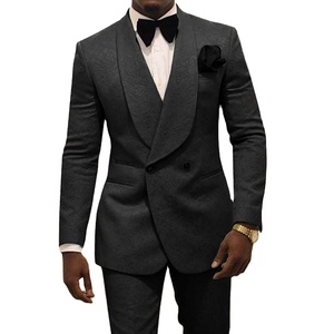 <span class=keywords><strong>2023</strong></span> hommes marié Tuxedos châle revers hommes costumes 2 pièces costumes de <span class=keywords><strong>mariage</strong></span> meilleur <span class=keywords><strong>homme</strong></span> sur mesure (veste + pantalon + noeud papillon) - Product Image 1
