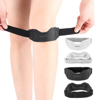 Genouillère en silicone pour sports de plein air, tennis, saut à la corde, alpinisme, absorption des chocs, pression élastique, fixation de l'os, rotule