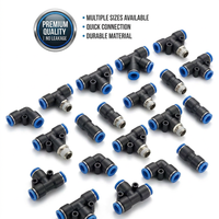 Raccord pneumatique à emboîtement rapide PC PL PH pour tube de 4-16 mm DE BSP NPT 1/8" 1/4" 3/8" 1/2" en plastique et laiton