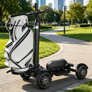 Scooter de Golf Portátil de 4 Ruedas, Fácil de Guardar, Conducción Estable, Carro de Golf Compacto para Interiores y Caminos No Públicos - Product Image 1