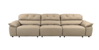 Canapé inclinable moderne en L rembourré avec porte-gobelets, table basse et rangement, pour salon et école - Vente en gros