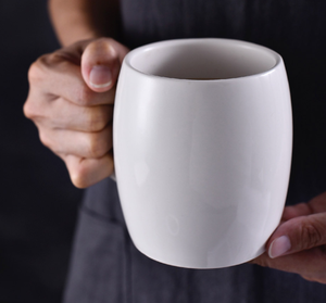 Trendy New Ins-Style Barrel-Shaped Porcelain BPA Free Eco-Friendly Coffee <b>Mug</b> Customizable Gift Wholesale for Hotels Restaurants - Product Image 5