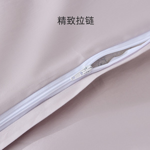 Juego de Ropa de Cama de Algodón Modal y Lino de 1.8m con Estampado de Flores, Transpirable y de Lujo, Juego de Cuatro Piezas - Product Image 2