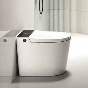 Armário de chão de alta qualidade com vaso sanitário automático, vaso sanitário inteligente de uma peça