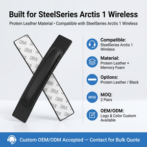 แผ่นรองหูฟังสำรอง แผ่นรองศีรษะ <span class=keywords><strong>Arctis</strong></span> 1 แผ่นโฟมรองศีรษะ ชุดหูฟังเกมมิ่งไร้สาย ช่วยตัดเสียงรบกวน - Product Image 2
