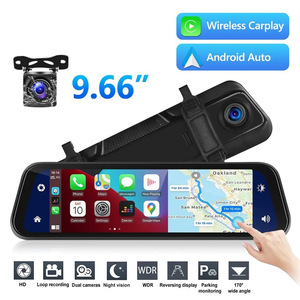 Cámara <span class=keywords><strong>de</strong></span> Coche con <span class=keywords><strong>Pantalla</strong></span> Táctil <span class=keywords><strong>de</strong></span> 9.66 Pulgadas, Caja Negra <span class=keywords><strong>para</strong></span> Coche, Grabadora <span class=keywords><strong>de</strong></span> Vídeo <span class=keywords><strong>para</strong></span> Automóvil <span class=keywords><strong>de</strong></span> Doble Lente, Cámara <span class=keywords><strong>de</strong></span> Visión Trasera con Espejo Retrovisor <span class=keywords><strong>de</strong></span> 1080P - Product Image 4