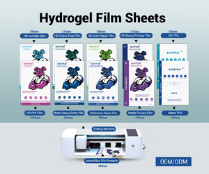 Tùy chỉnh hoàn toàn tự động điện thoại di động cắt TPU Hydrogel bảo vệ màn hình phim da Sticker cắt máy vẽ - Product Image 6