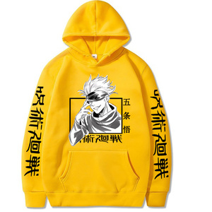 Fitspi Wholesale <strong>Hoodie</strong> Hip Hop Anime Pullovers Tops Loose Long Sleeves Autumn Man Clothes - Product Image 5