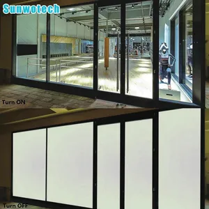 Pdlc Glass Film Remote Control Electric Privacy Window Switchable Pdlc Film Smart Film For Glass