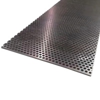 1mm 2mm Poinçonnage Trou Métal Maille Personnalisé Acier Inoxydable Aluminium Carbone Plaque d'Acier Perforé à Vendre