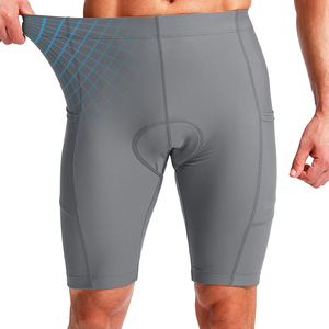 Shorts de cyclisme pour hommes avec logo personnalisé, coupe ajustée, contrôle de l'humidité, pour la course et le vélo en extérieur - Product Image 5