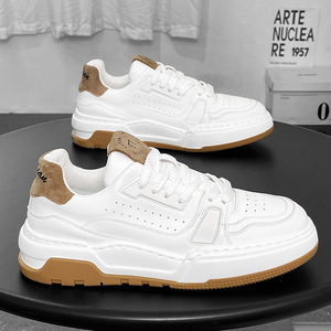 Nouvelles baskets blanches premium 2026, style streetwear décontracté, semelle épaisse - Product Image 1