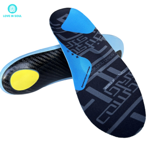 Loveinsoul semelle intérieure en Fiber de carbone Poron <span class=keywords><strong>Schock</strong></span> semelle intérieure Protection du genou semelles de sport pour joueur de basket-ball - Product Image 4