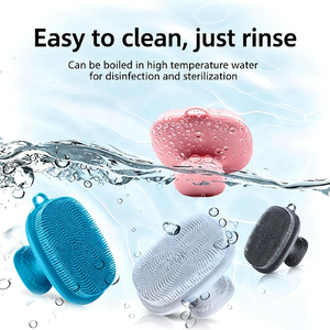 Spazzola Detergente Viso e Corpo a Doppio Uso, Esfoliante Delicato per Pelli Sensibili, Ideale per Spa e Bagno - Product Image 1