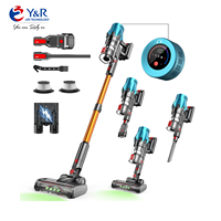 Aspirateur à main sans fil 550W pour le nettoyage des sièges intérieurs de voiture, des canapés et des matelas, aspirateur à bâton avec filtre HEPA