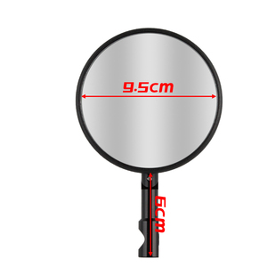Espejos Retrovisores Laterales Redondos Negros YHMOTO para Manillar, Espejos Retrovisores para Supermoto, Enduro, Superbike S2, Universales - Product Image 6