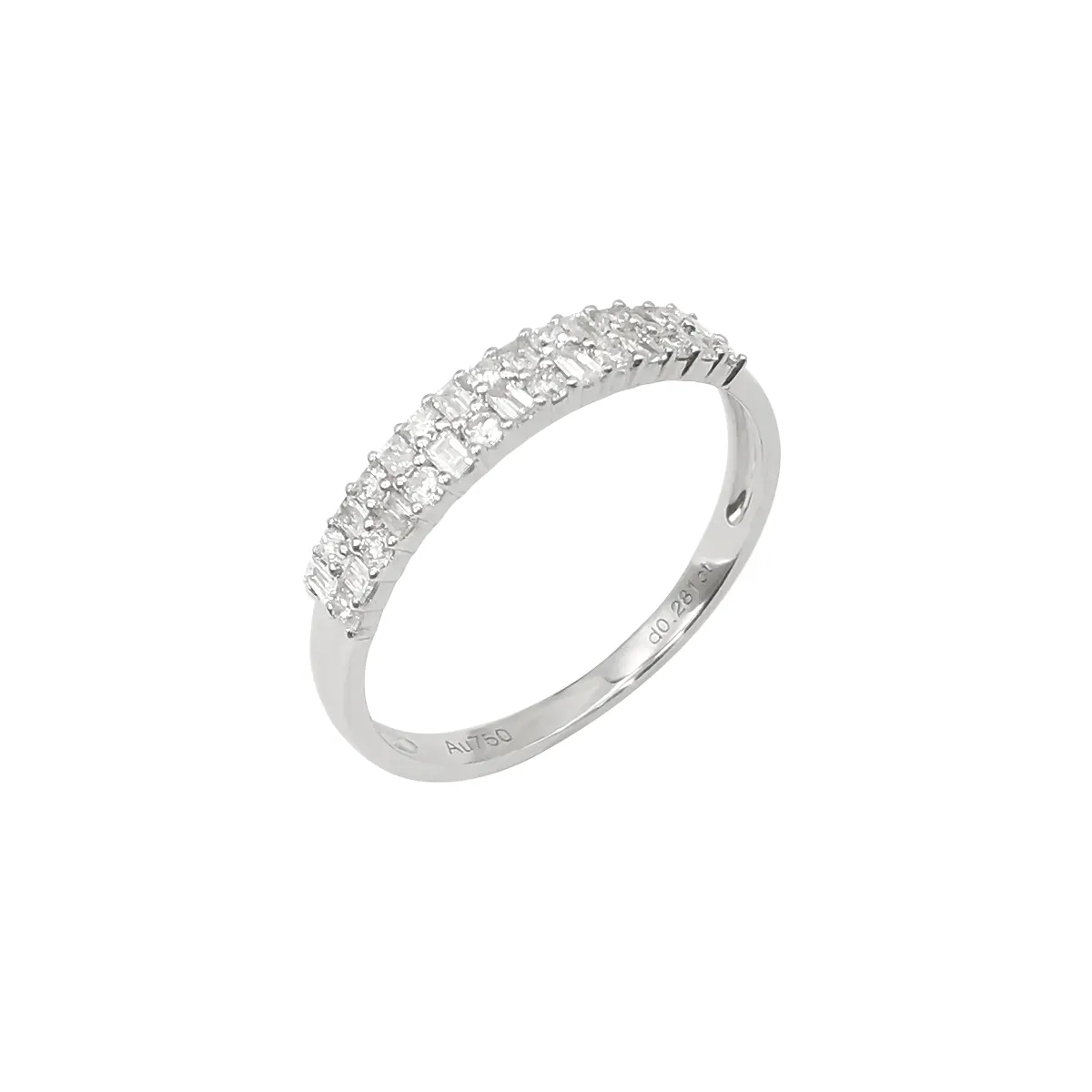 Custom Natural Diamond Ring Engagement Trendy Design 14K 18K Real Gold With Diamond Wedding Rings