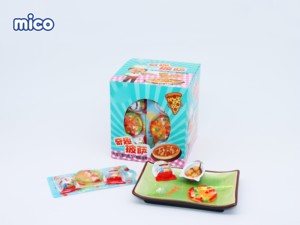 Bonbons amusants et délicieux en forme de pizza qui font le bonheur des enfants (gummies pizza + œufs au chocolat originaux). - Product Image 1