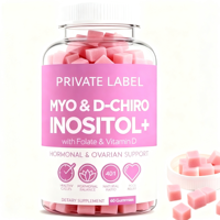 Gummies Premium Myo-Inositol & D-Chiro Inositol OEM/ODM - Améliore l'équilibre hormonal, stimule la fertilité et soutient les menstruations