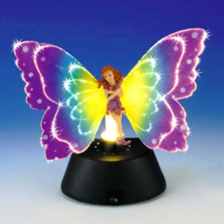Custom new products plastic decoration led butterfly wholesale
