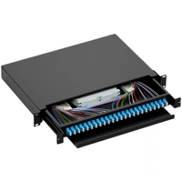 Safewell Tipe 12Port, 24 Port, 96Port, 48Port, Panel Serat Rak Serat Patchpanel