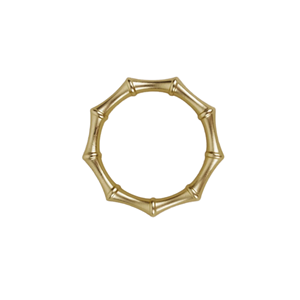 Anillos de Servilleta Ecológicos de Metal con Diseño de Bambú en Dorado para Mesa de Comedor, Bodas, Banquetes y Fiestas - Product Image 2
