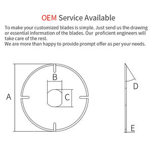 Fabrika fiyat dairesel gıda endüstriyel makine bıçak mutfak robotu bıçak et dilimleyici testere bıçağı paslanmaz çelik sebze dilimleme - Product Image 5