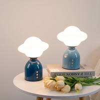 Lampe de chevet et de bureau minimaliste transfrontalière, créative et décorative, avec lumière d'ambiance, variateur tactile et rechargeable