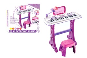 2023เล่นแบบสวมบทบาทเพื่อการศึกษาของเล่นเปียโนใช้แบตเตอรี่ใหม่ระบบอิเล็กทรอนิกส์ - Product Image 3