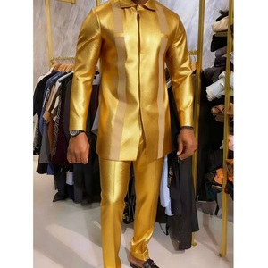 Completo da uomo casual primaverile stile streetwear con t-shirt a maniche lunghe con colletto alla coreana e bottoni e pantaloni, stampa digitale, per sport all'aperto - Product Image 5