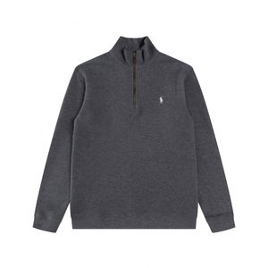 25 hoogwaardige luxe merk half-rits shirt hoodie polo herenmode Paul borduurwerk top gebreide pullover casual sweatshirt - Product Image 5