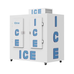 Congelatore Commerciale per Ghiaccio 2600L, -18°<span class=keywords><strong>C</strong></span> ° Contenitore per Ghiaccio da Esterno, Armadio Resistente per Conservazione Ghiaccio per Fabbriche e Negozi - Product Image 1