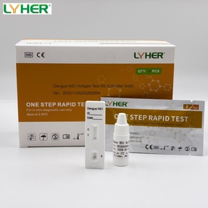 Kit de Prueba Rápida de Antígeno NS1 para <span class=keywords><strong>Dengue</strong></span>, Cassette de Oro Coloidal para la Detección de <span class=keywords><strong>Dengue</strong></span> - Product Image 1