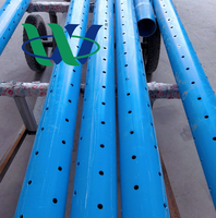Tuyau perforé en PVC de grand diamètre 4 6 8 10 pouces, tuyau d'irrigation agricole flexible, résistant aux UV, tube de drainage