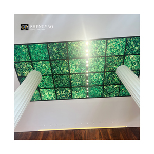 Sang trọng tự nhiên đánh bóng Backlit Xanh Onyx pha lê Agate gạch Trần đá - Product Image 2